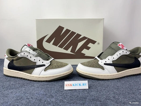 Cheap TBK Low 1 OG 3568 Air Jordan Travis x Scott Stretchable DM7866- 1016